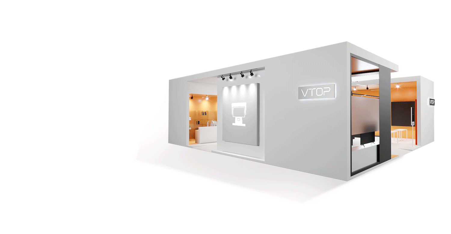 零售終端設備的展示 VTOP 展臺設計